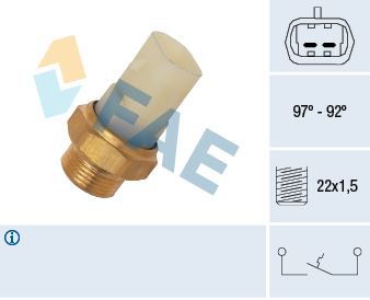 Comutator temperatura ventilator radiator