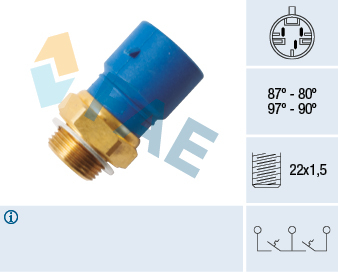 Comutator temperatura ventilator radiator