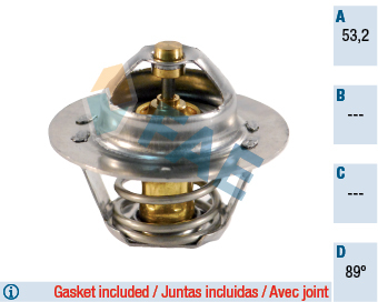 Termostat lichid racire