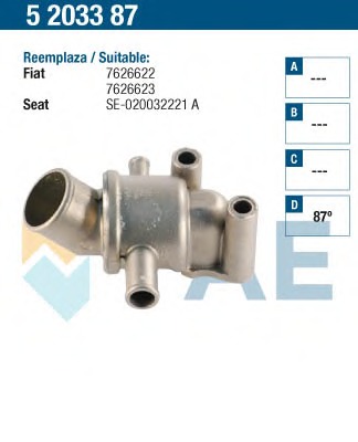 Termostat lichid racire