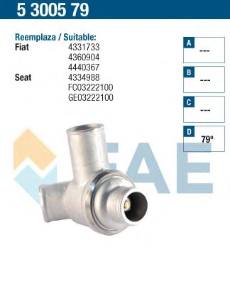 Termostat lichid racire