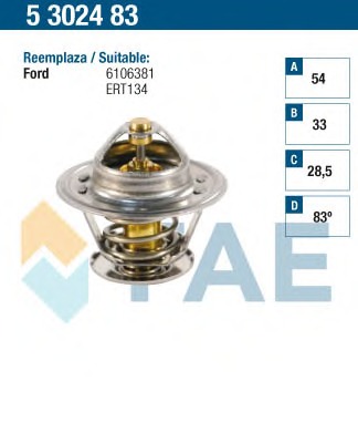 Termostat lichid racire