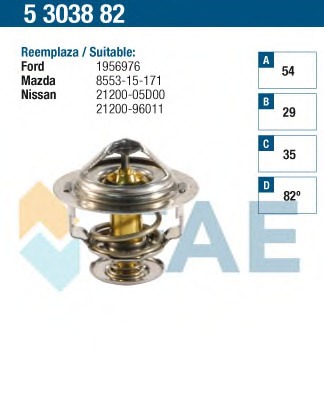 Termostat lichid racire