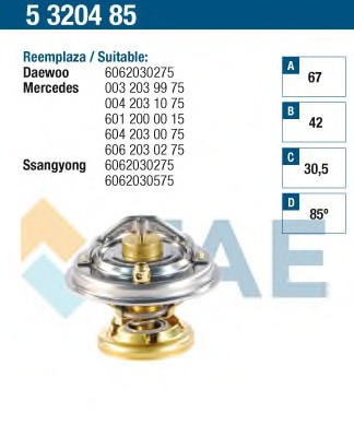 Termostat lichid racire