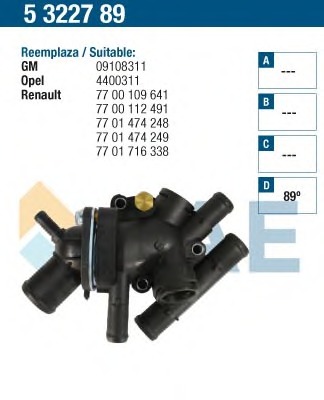 Termostat lichid racire