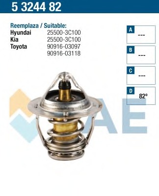 Termostat lichid racire