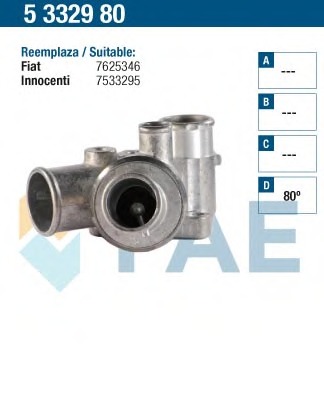 Termostat lichid racire