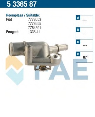 Termostat lichid racire