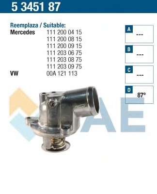 Termostat lichid racire