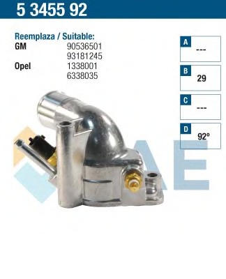 Termostat lichid racire