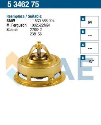 Termostat lichid racire