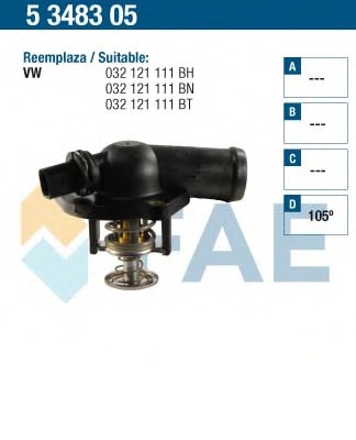 Termostat lichid racire