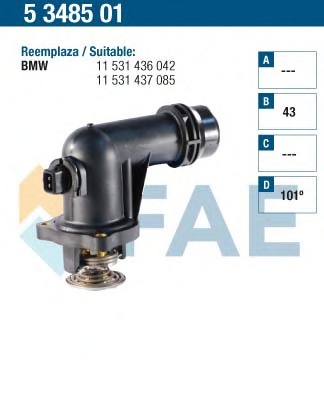 Termostat lichid racire