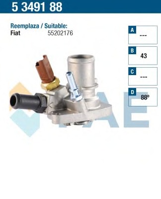 Termostat lichid racire