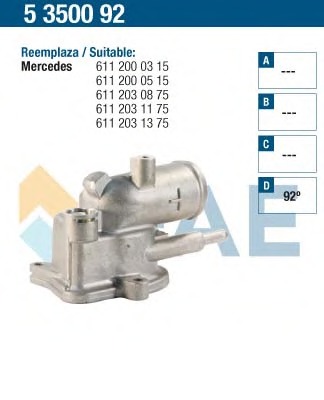 Termostat lichid racire