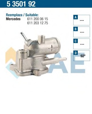 Termostat lichid racire