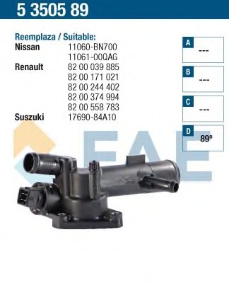 Termostat lichid racire