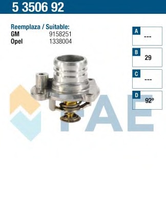 Termostat lichid racire