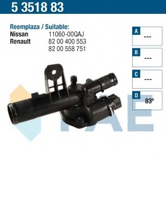 Termostat lichid racire