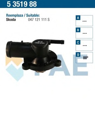 Termostat lichid racire