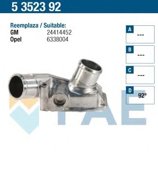 Termostat lichid racire