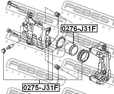 Piston etrier frana