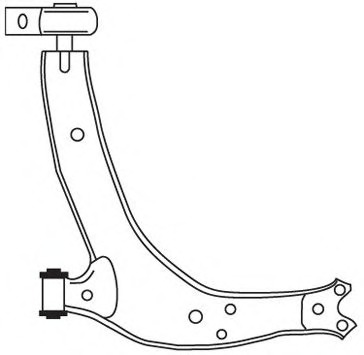 Brat suspensie roata