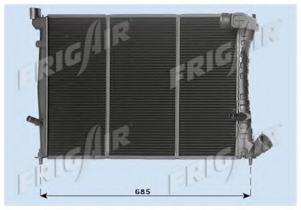 Radiator racire motor