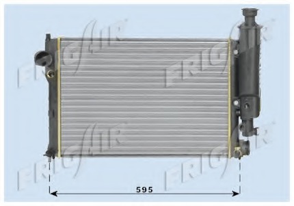 Radiator racire motor