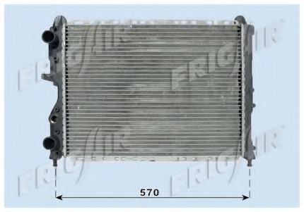 Radiator racire motor