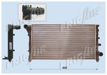 Radiator racire motor