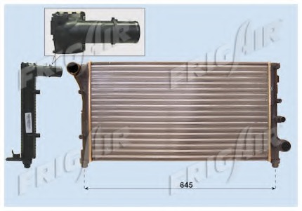 Radiator racire motor