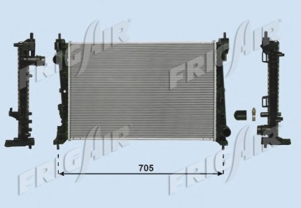 Radiator racire motor