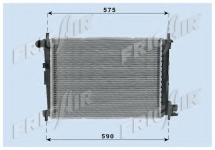 Radiator racire motor