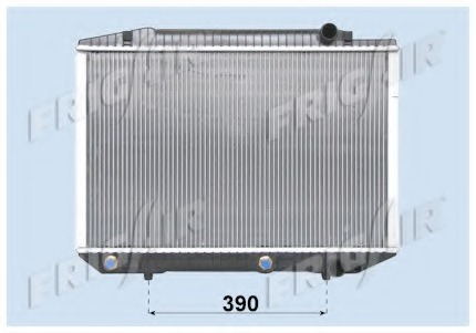 Radiator racire motor