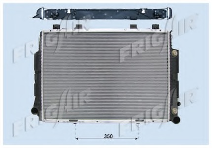 Radiator racire motor