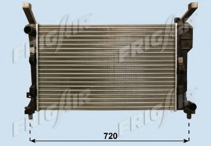 Radiator racire motor