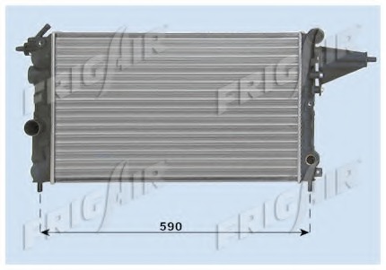 Radiator racire motor