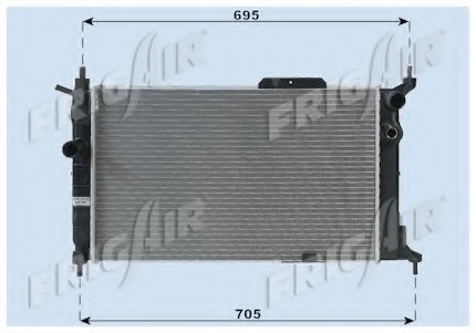 Radiator racire motor