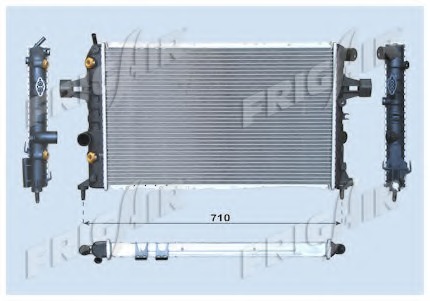 Radiator racire motor