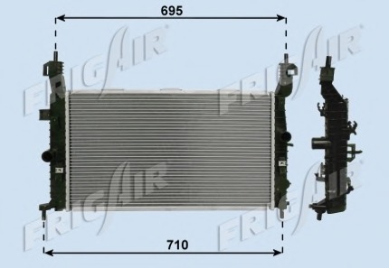 Radiator racire motor