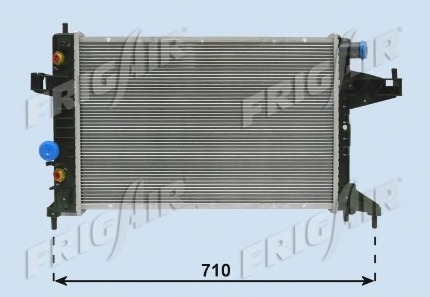 Radiator racire motor