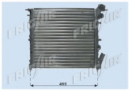 Radiator racire motor