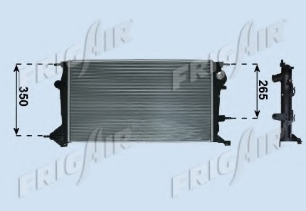 Radiator racire motor