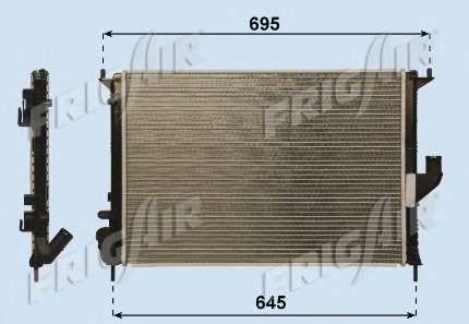 Radiator racire motor