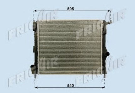 Radiator racire motor