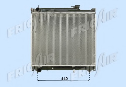 Radiator racire motor