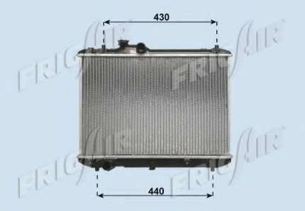 Radiator racire motor