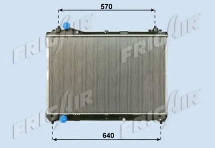 Radiator racire motor