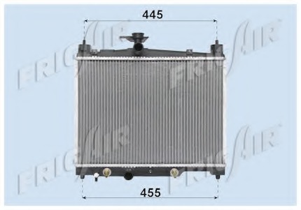 Radiator racire motor